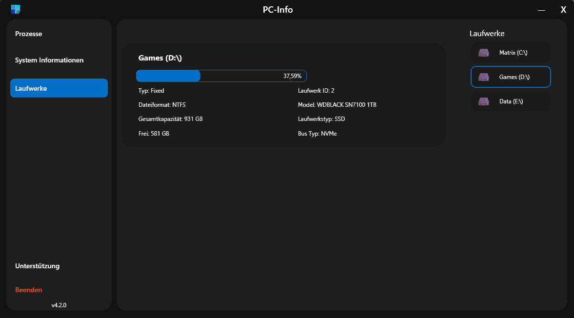 PC-Info v4.2.0 Out now
