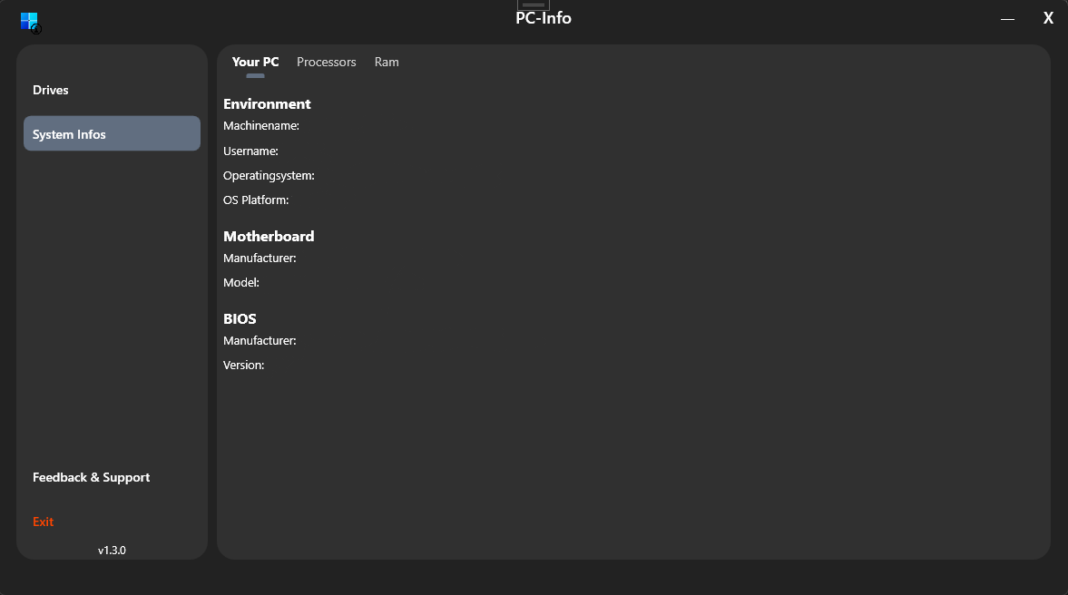PC-Info V1.3.0 (3.0.0)